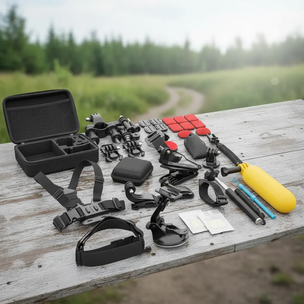 Kit Full Maletin Grande Accesorios para GoPro x 44pcs - Image 5