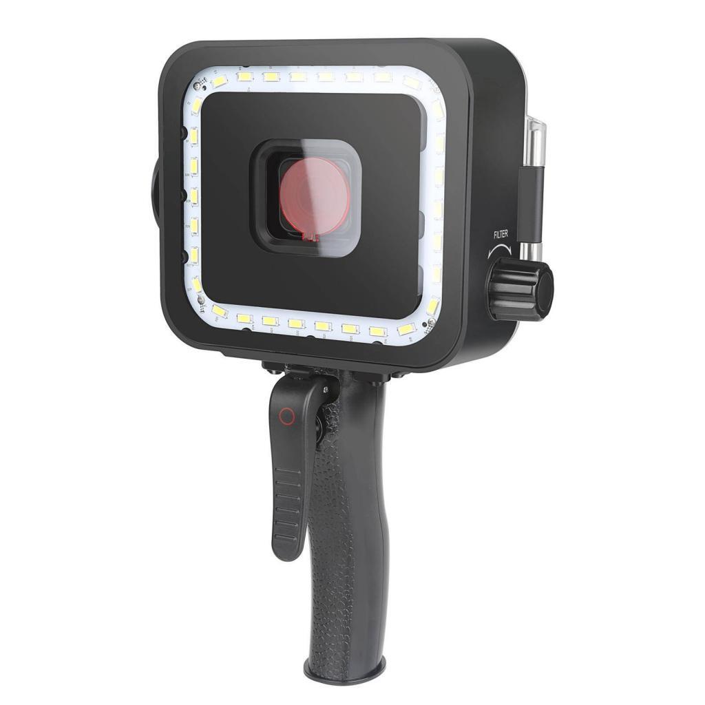 Iluminador Flash Luz Led Sumergible para Gopro Hero 5 6 7 Black | GoPro