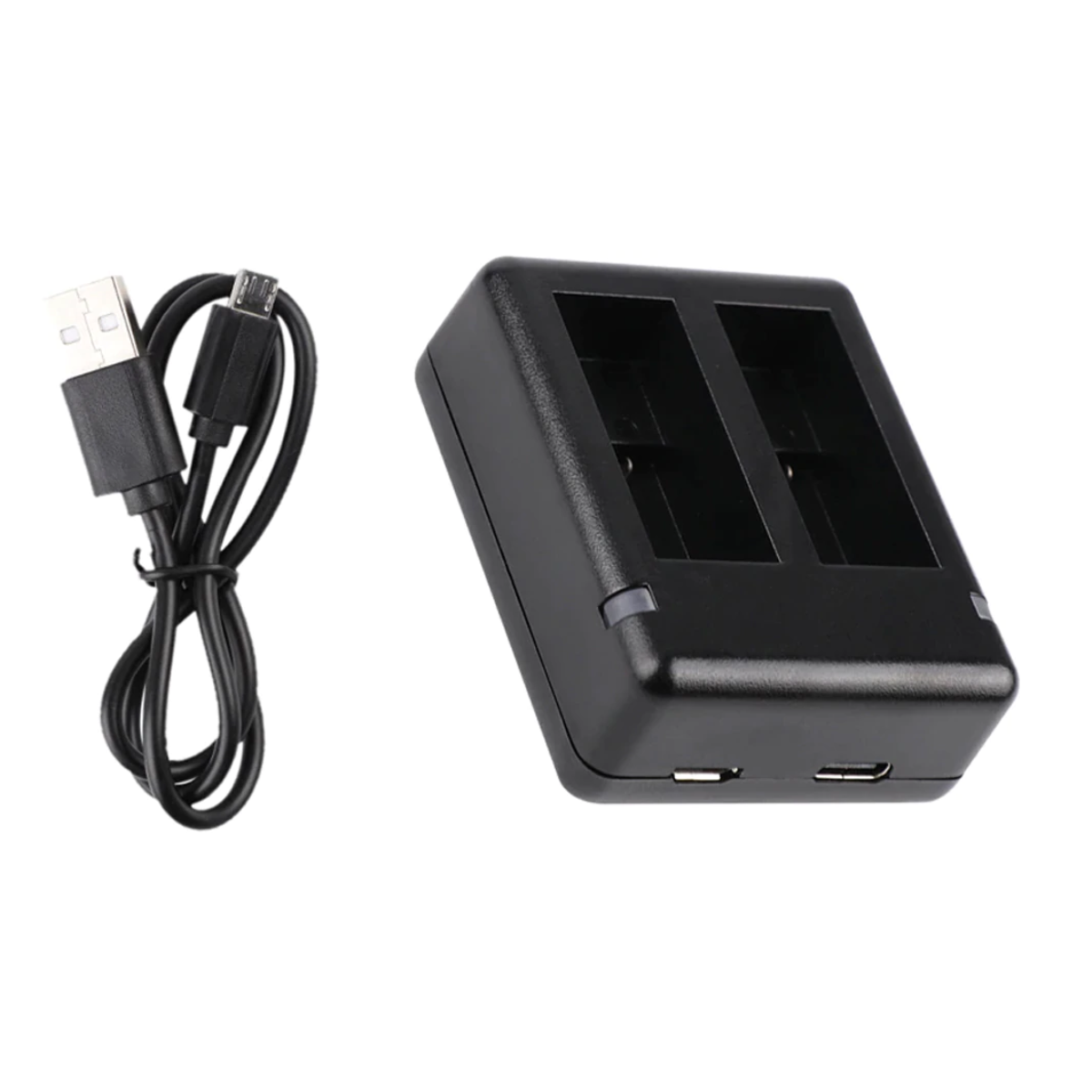 PULUZ Dual USB Battery Charger For GoPro HERO12 / HERO11 / HERO10 / HERO9 Black