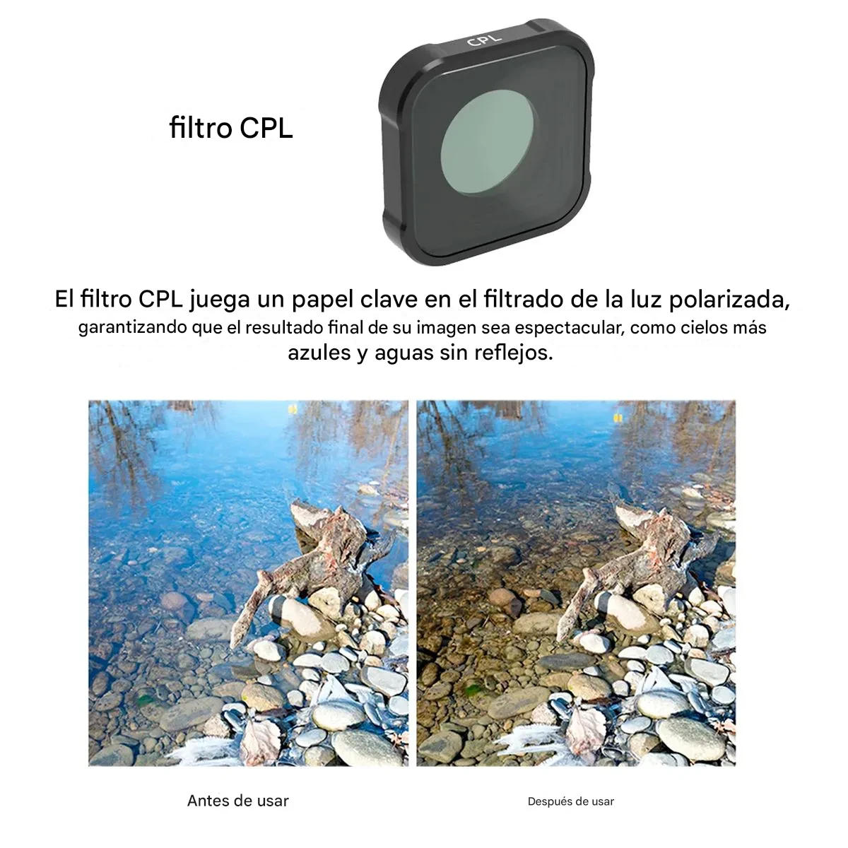 Pack de Filtro Hero 9 10 11 12 13 Black CPL ND8 LD16 - Image 4