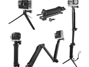 Baston Para Gopro Tripode Soporte 3 Way Selfie tripode