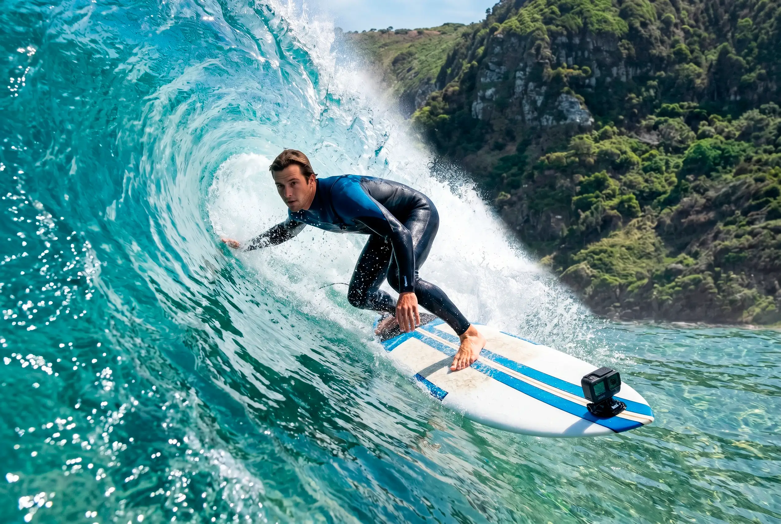 GoPro HERO13 Black en surf y agua