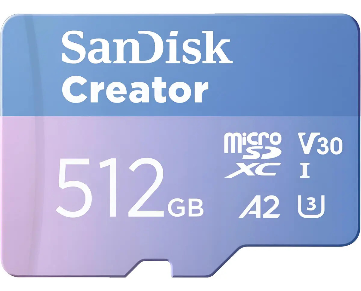 SanDisk Creator microSD 512GB Micro SD con adaptador SD - Image 6