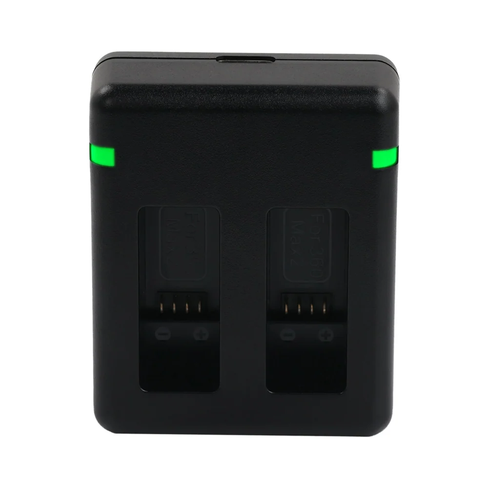 Cargador Dual Compatible Con Gopro Max 2 - Imagen 2